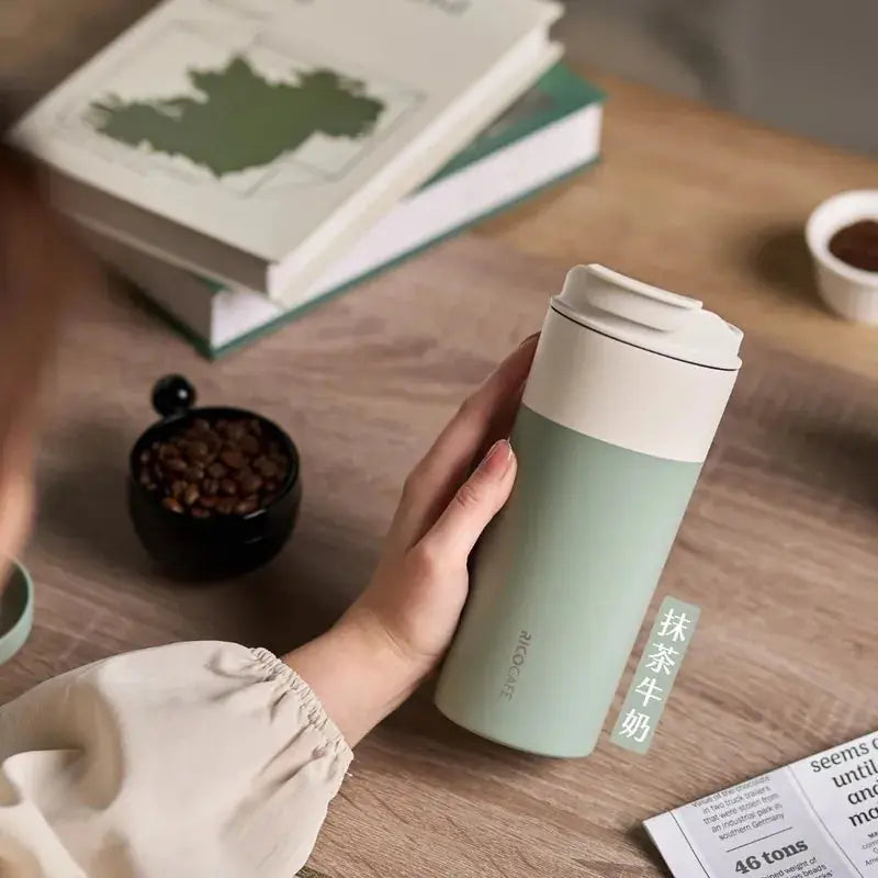 台灣Ricocafe GSC日日杯 600ml 陶瓷塗層咖啡杯 – 保溫保冷8小時，台灣團隊設計 PriseMall