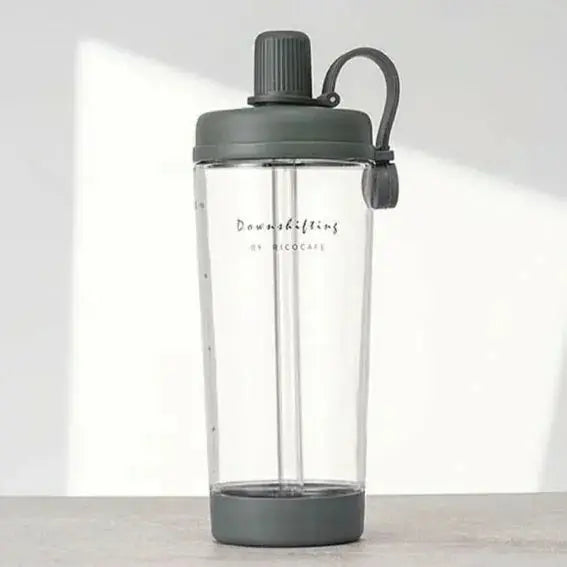 台灣Ricocafe 咖啡保溫杯暖壺  900ml TRITAN 四季花語透明杯 PriseMall