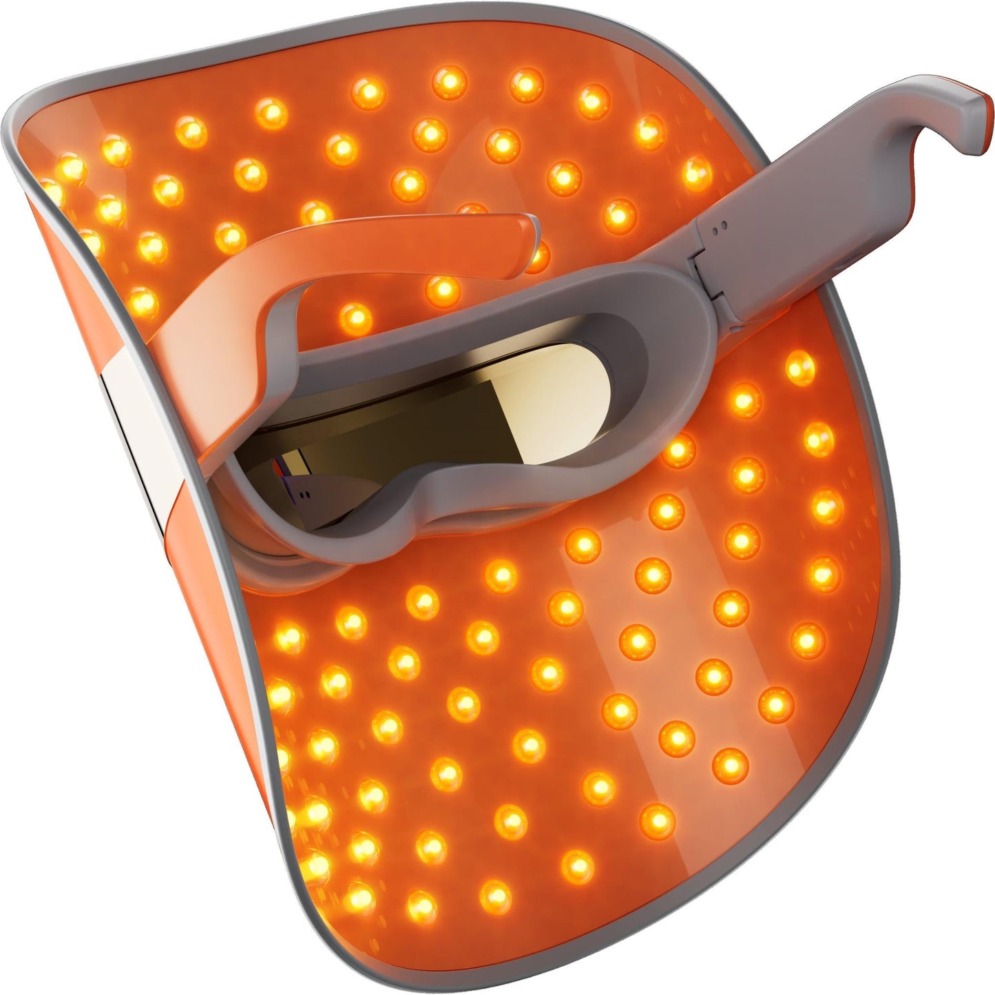 GLAM Light-Therapy Facial Mask｜94 LEDs · 415nm Blue Light + 590nm Yellow Light + 625nm Red Light · Three Modes for Full Facial Light Therapy · 10 Minutes Daily