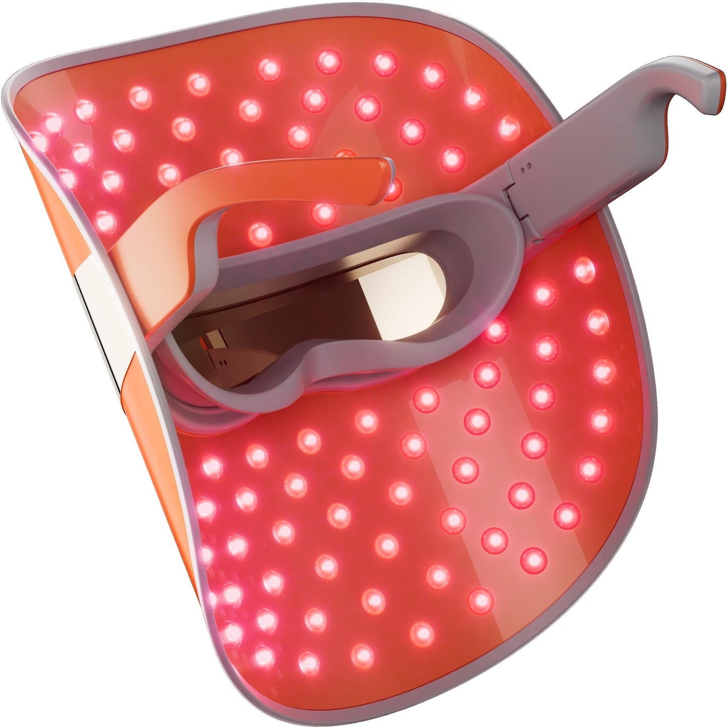 GLAM Light-Therapy Facial Mask｜94 LEDs · 415nm Blue Light + 590nm Yellow Light + 625nm Red Light · Three Modes for Full Facial Light Therapy · 10 Minutes Daily
