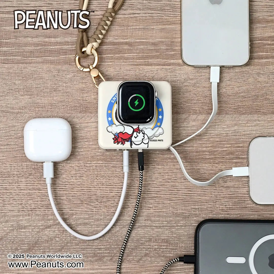 迪士尼+Snoopy愛心款的溫暖充電擁抱 – InfoThink八合一MAX行動電源 PriseMall