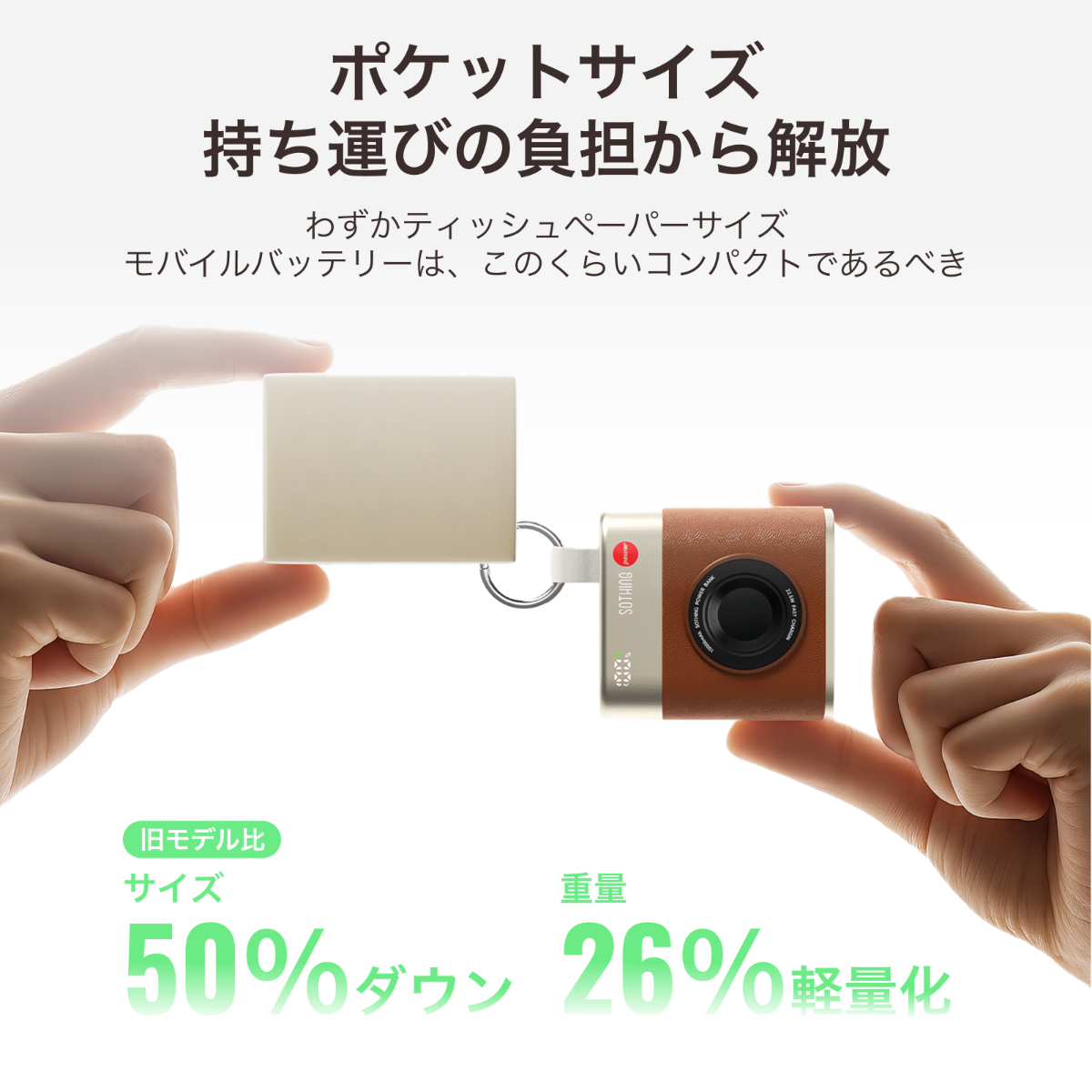 Sothing 復古相機造型行動電源｜隱藏式充電線．10000mAh大容量．AI智能溫控散熱．3C安全認證｜三色可選