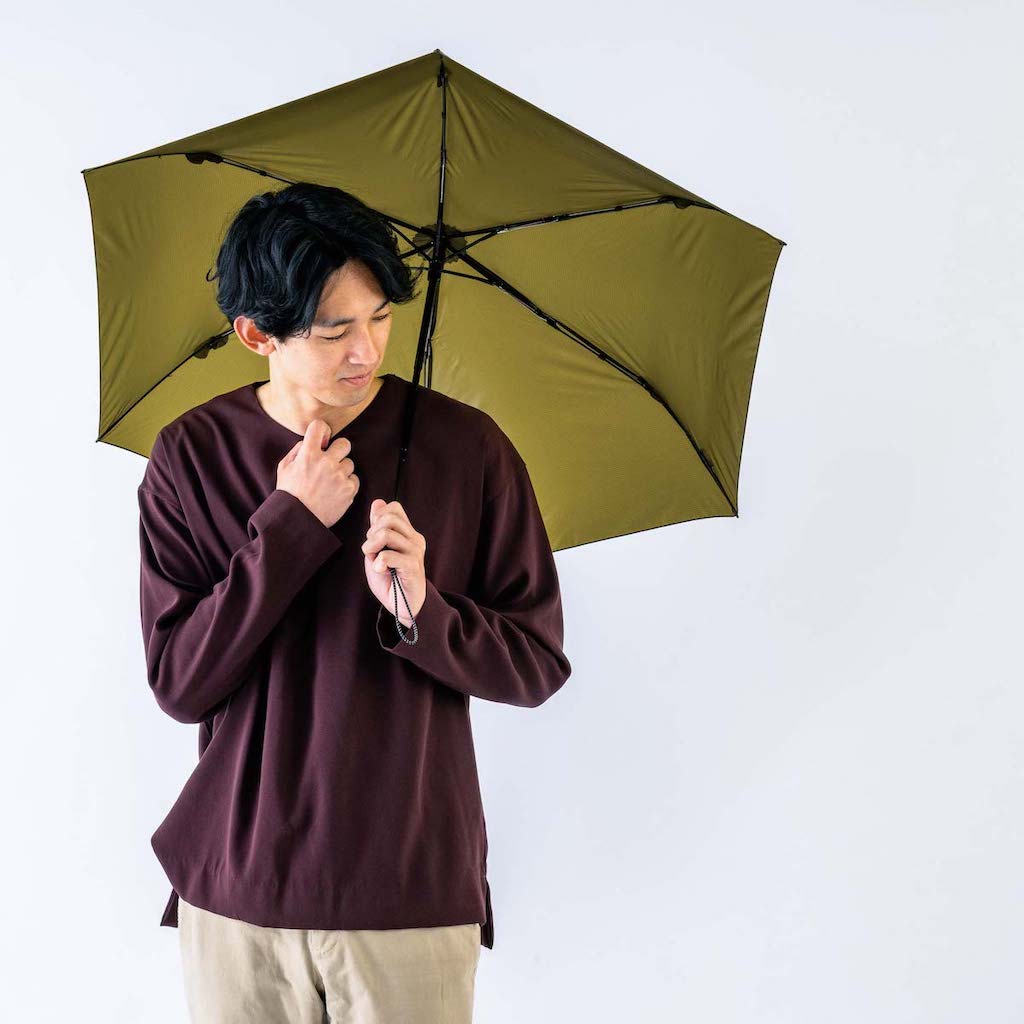 Ultra-thin and Lightweight Automatic Open/Close Umbrella | Japan AMVEL VERYKAL Flat