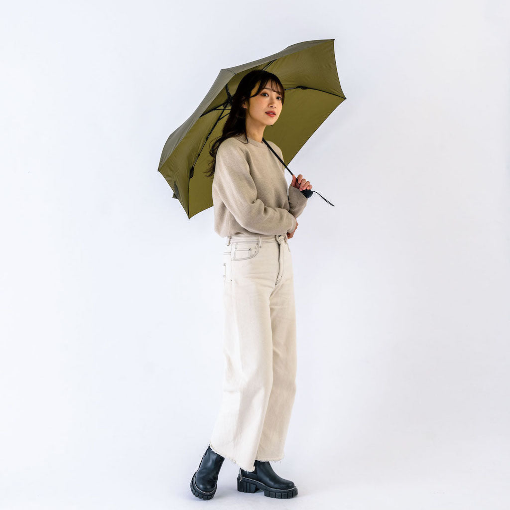 Ultra-thin and Lightweight Automatic Open/Close Umbrella | Japan AMVEL VERYKAL Flat