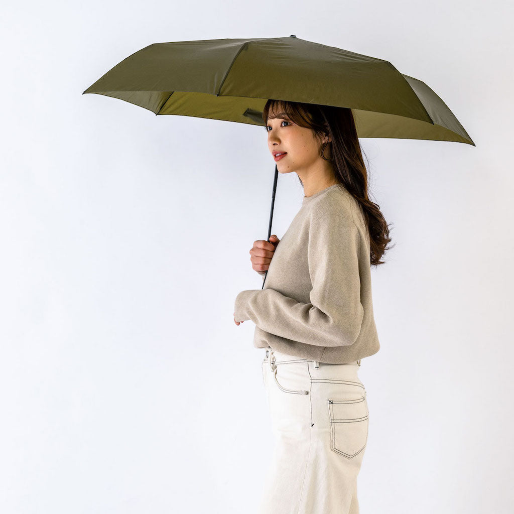 Ultra-thin and Lightweight Automatic Open/Close Umbrella | Japan AMVEL VERYKAL Flat