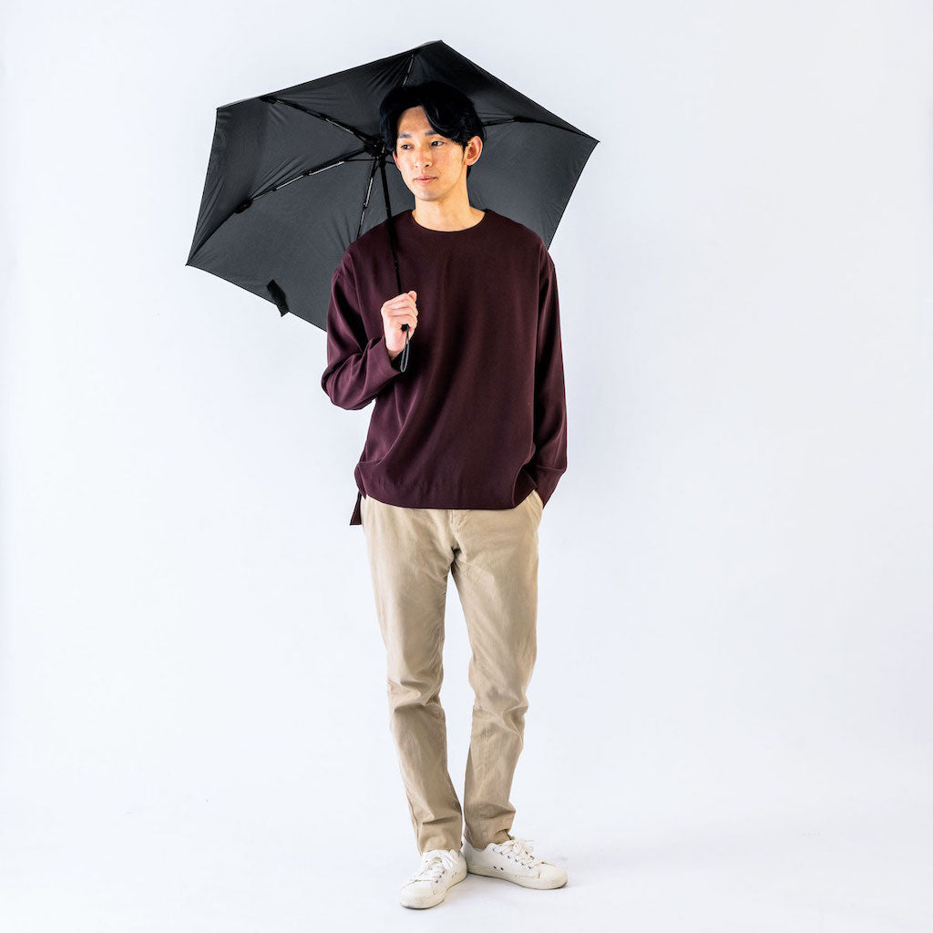 Ultra-thin and Lightweight Automatic Open/Close Umbrella | Japan AMVEL VERYKAL Flat