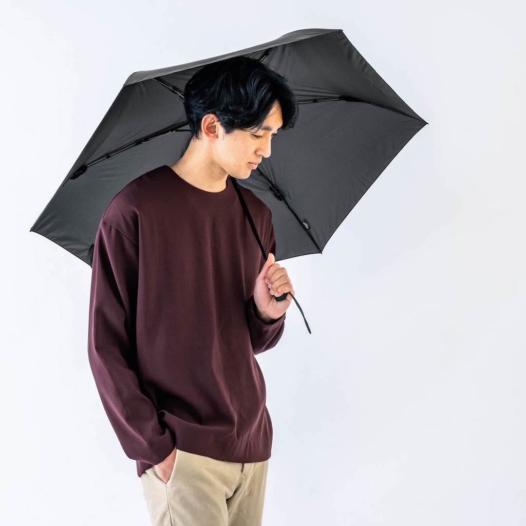 Ultra-thin and Lightweight Automatic Open/Close Umbrella | Japan AMVEL VERYKAL Flat