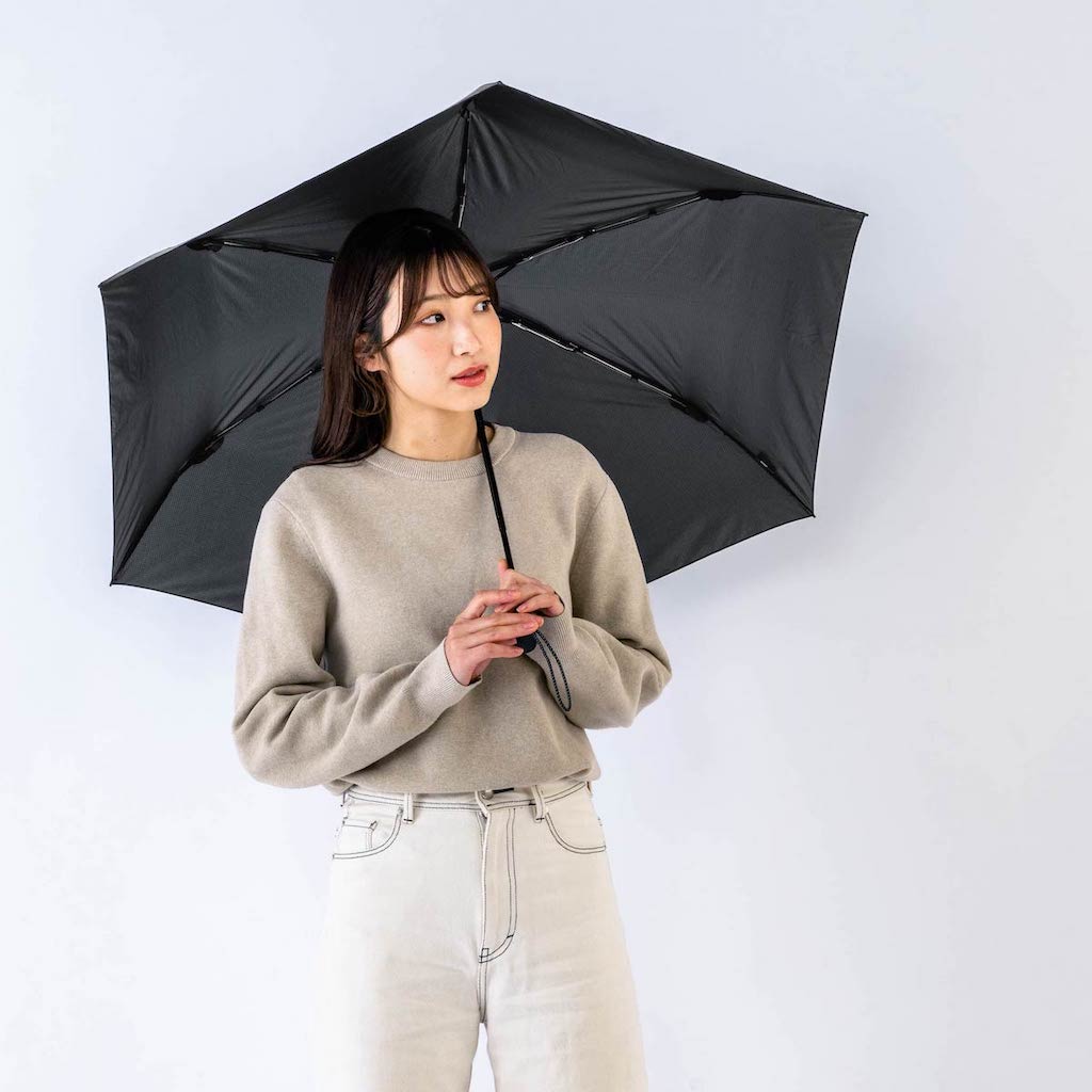 Ultra-thin and Lightweight Automatic Open/Close Umbrella | Japan AMVEL VERYKAL Flat