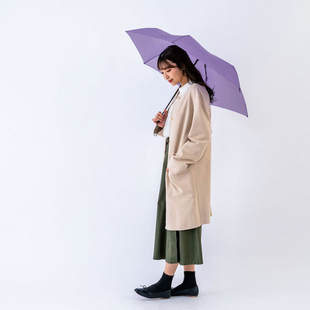 Ultra-thin and Lightweight Automatic Open/Close Umbrella | Japan AMVEL VERYKAL Flat