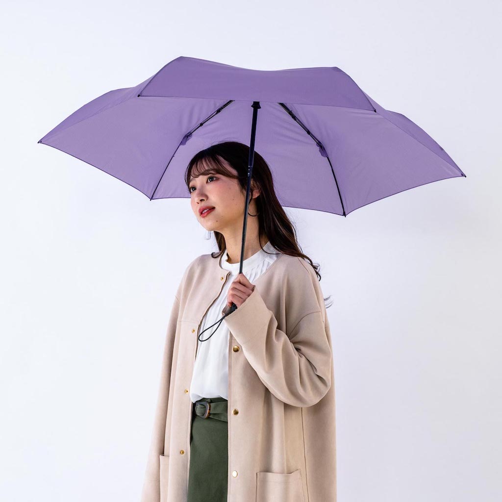 Ultra-thin and Lightweight Automatic Open/Close Umbrella | Japan AMVEL VERYKAL Flat