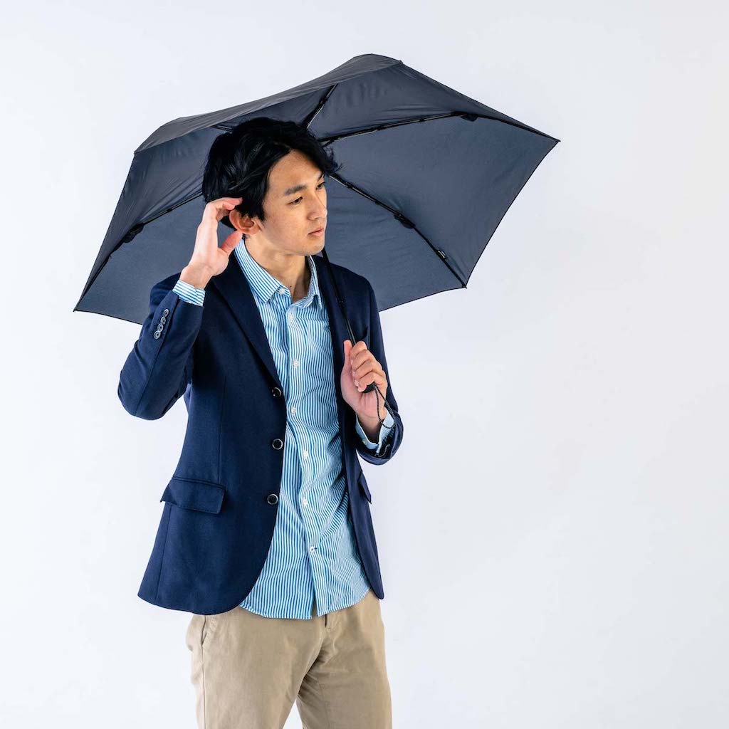 Ultra-thin and Lightweight Automatic Open/Close Umbrella | Japan AMVEL VERYKAL Flat