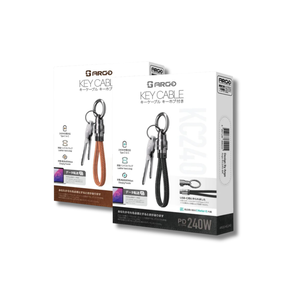 ARGO KC240 240W Keychain Charging Cable