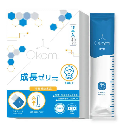 日本OKAMI大神長骨啫喱 白桃乳酸口味 日本樂天排名No.1 PriseMall