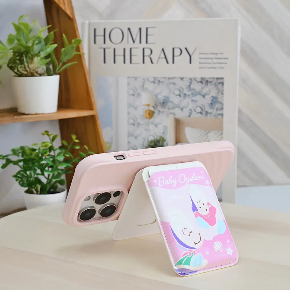 迪士尼小牡蠣與史迪仔的魔法卡套 – 摺疊手機支架 輕鬆收納你的世界 PriseMall