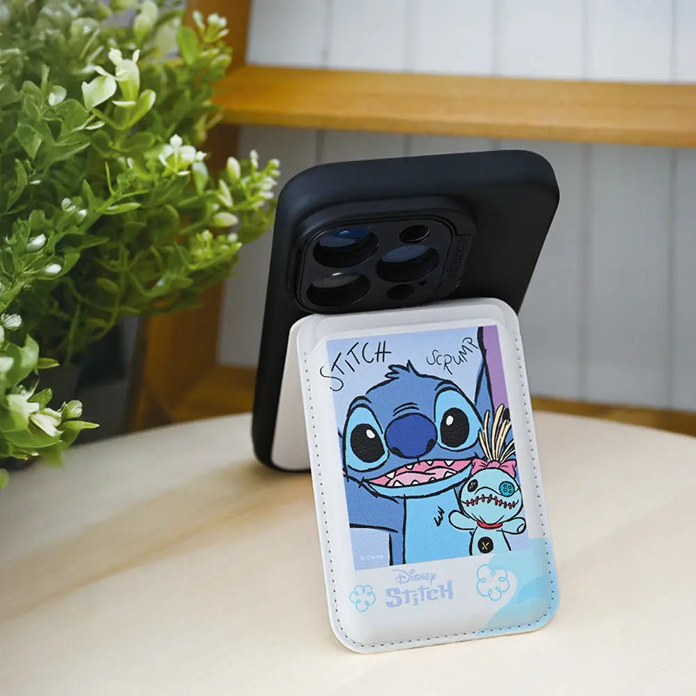 迪士尼小牡蠣與史迪仔的魔法卡套 – 摺疊手機支架 輕鬆收納你的世界 PriseMall