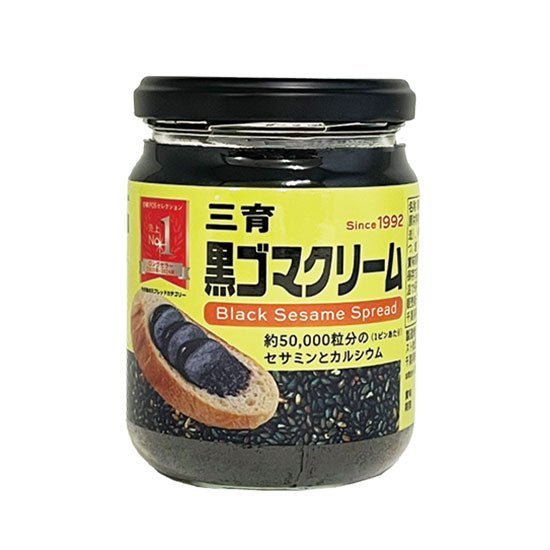 三育食品 極上黑芝麻醬 190g｜濃郁烘焙黑芝麻｜蜂蜜調味