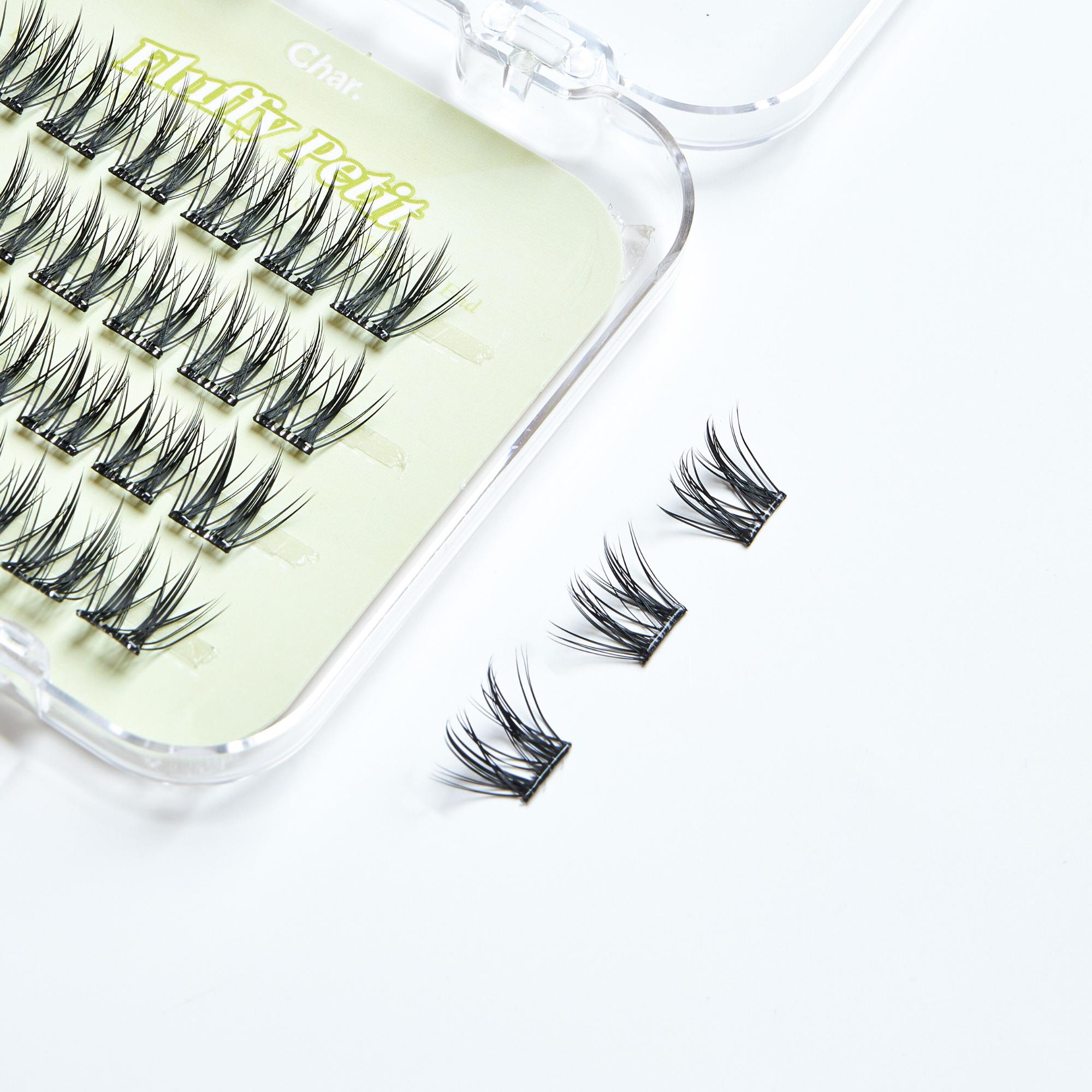 Char. 免膠水假眼睫毛 (白月光 Fluffy Petit)