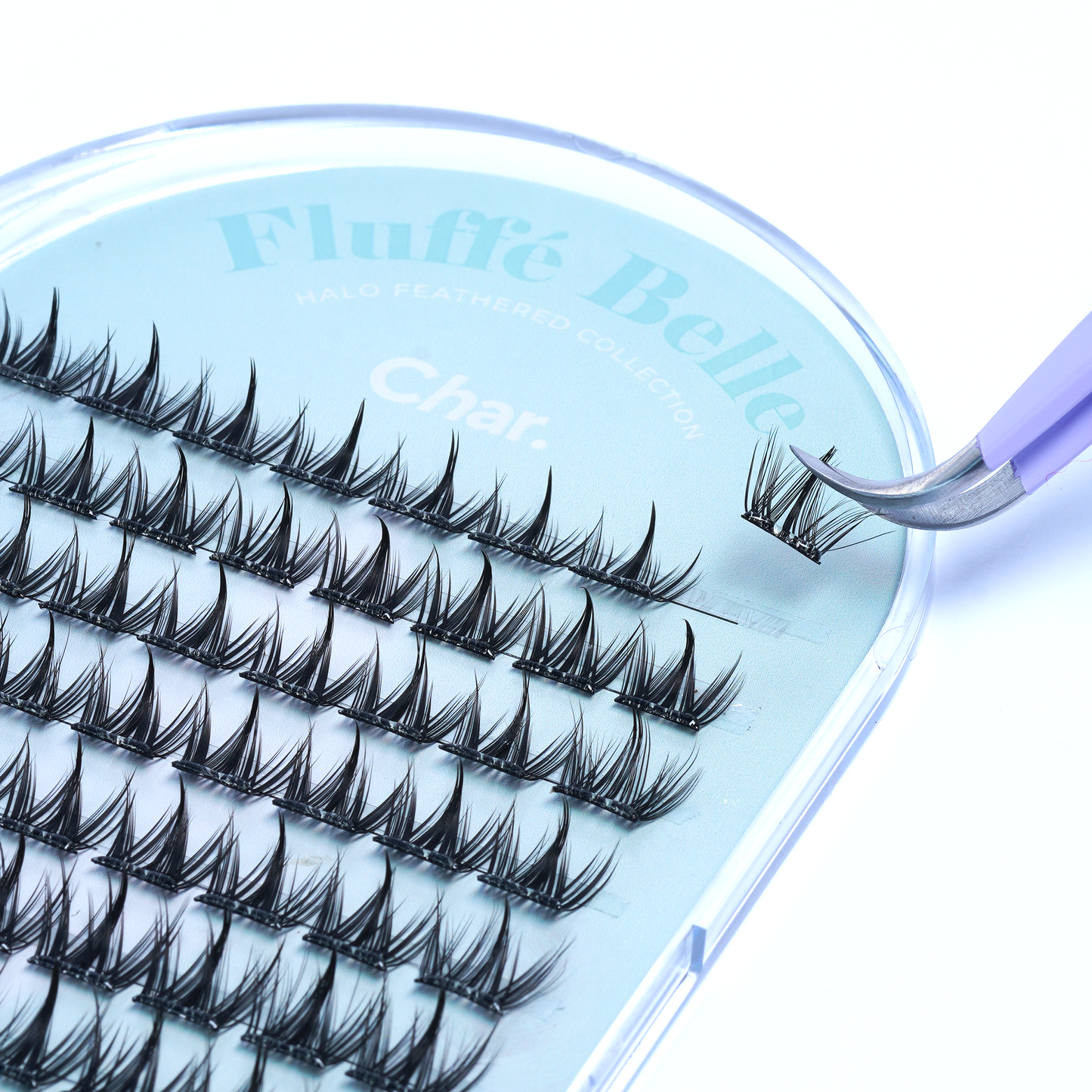 Char. False Eyelashes (no lash band Fluffe Belle)