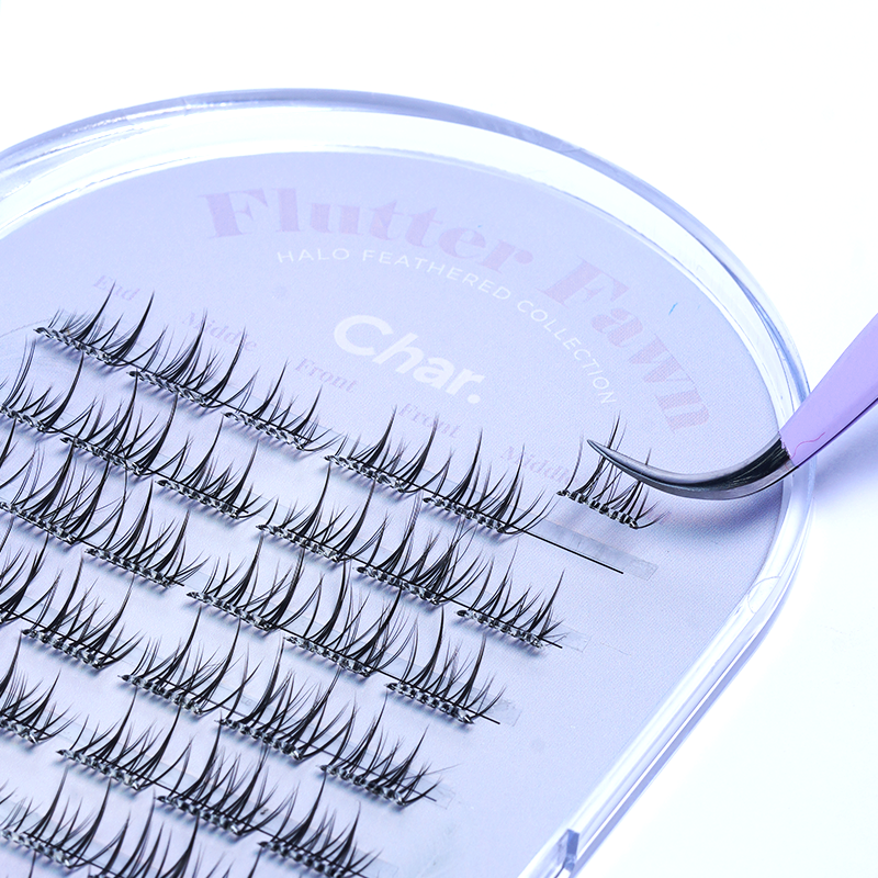 Char. False Eyelashes (No Lash Band Flutter Fawn)