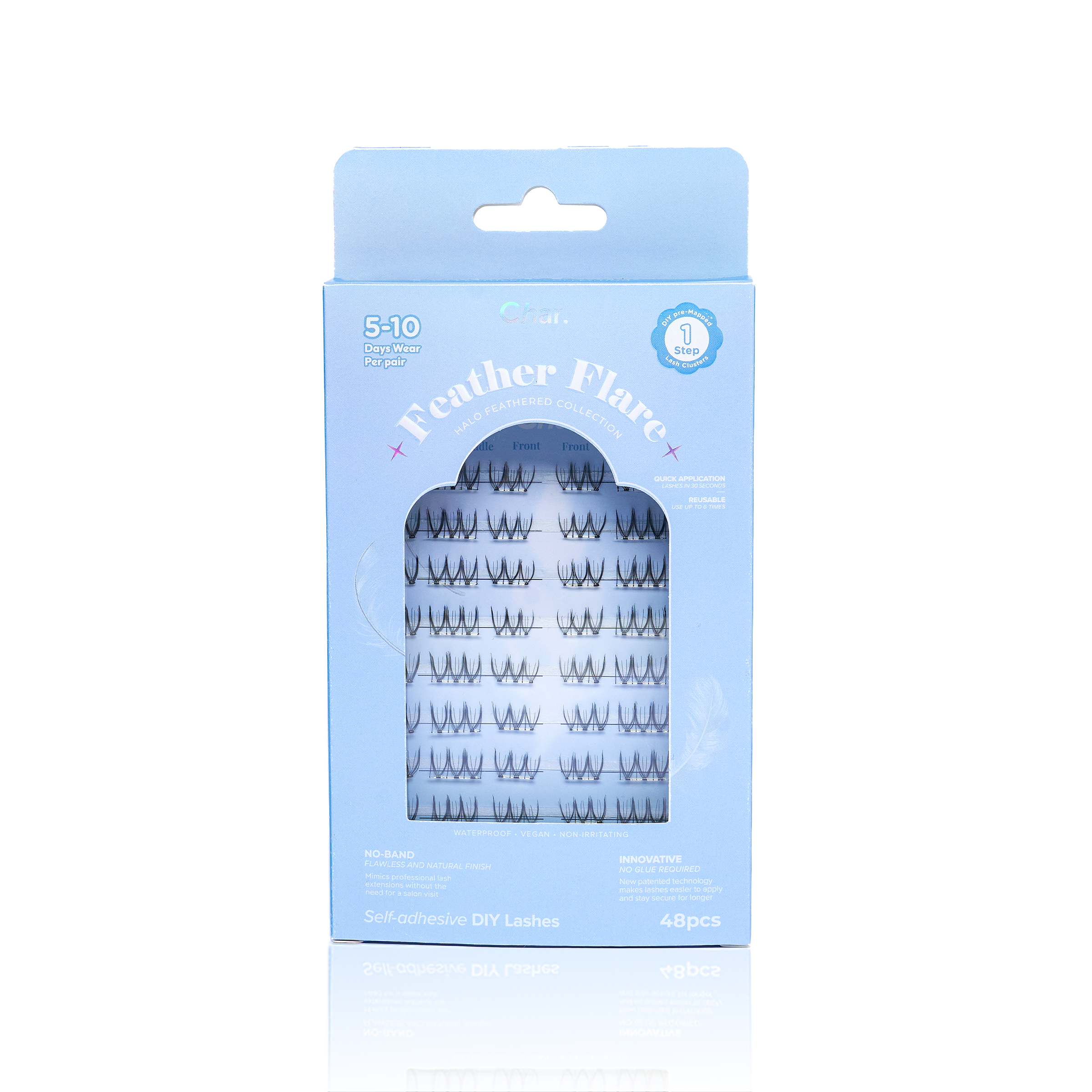 Char. 假眼睫毛 (無睫毛梗 Feather Flare)