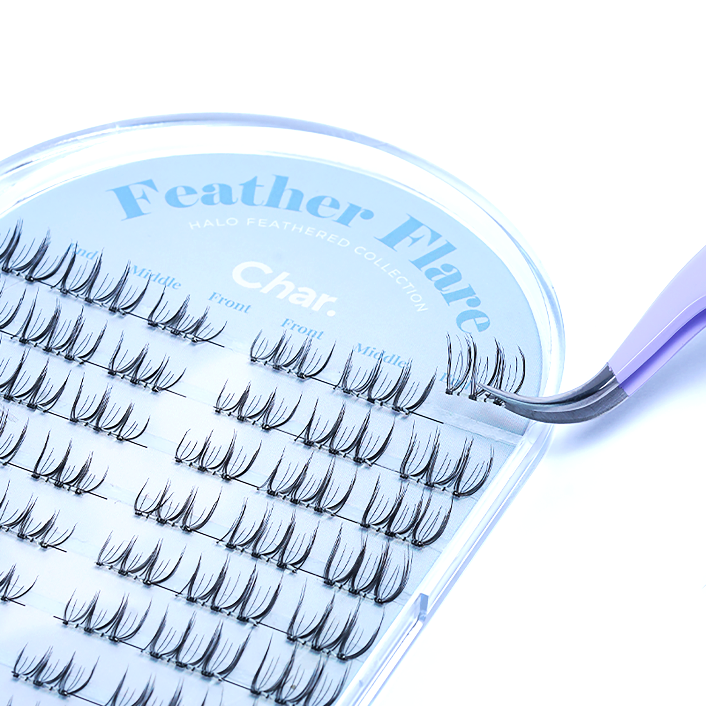 Char. 假眼睫毛 (無睫毛梗 Feather Flare)