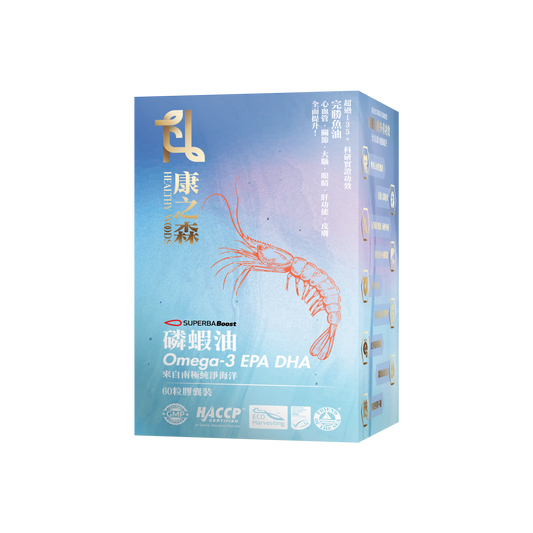 康之森 Healthy Woods 南極超純磷蝦油 Omega-3 軟膠囊 My Store