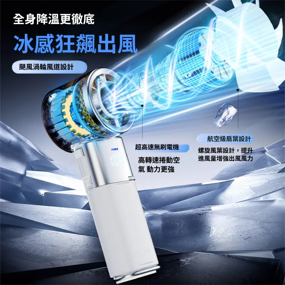 Hayaku兩用移動電源冰感便攜風扇 My Store