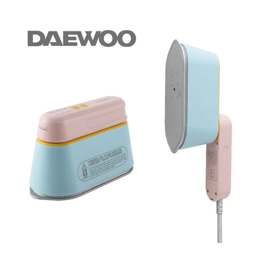 韓式 DAEWOO 迷你折疊蒸汽電熨斗 掛熨機PRO 綿密蒸汽 均勻導熱 0.3秒高速除皺 PriseMall