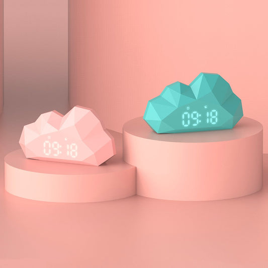 雲朵造型LED電子鐘 | 法國 MOB Mini Cloudy Clock