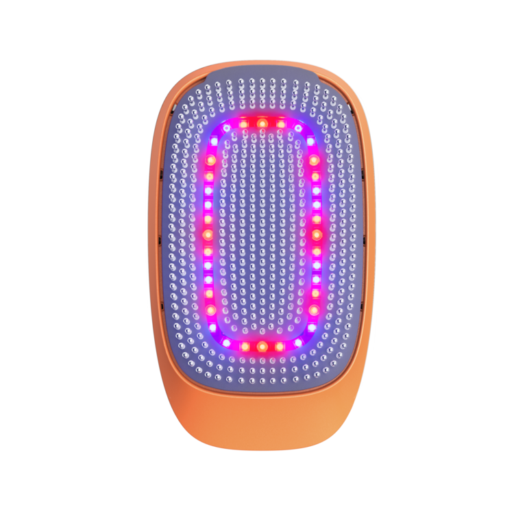 VITA-TO-GO 光療養髮梳｜650nm 低能量雷射 + 460nm 藍光 + 660nm 紅光 + EMS + 2,000 萬負離子 · 四模式便攜頭皮護理