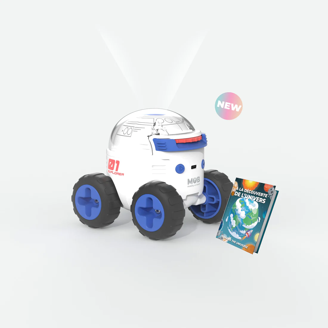 兒童探索太空車投影燈 | 法國 MOB Space Rover