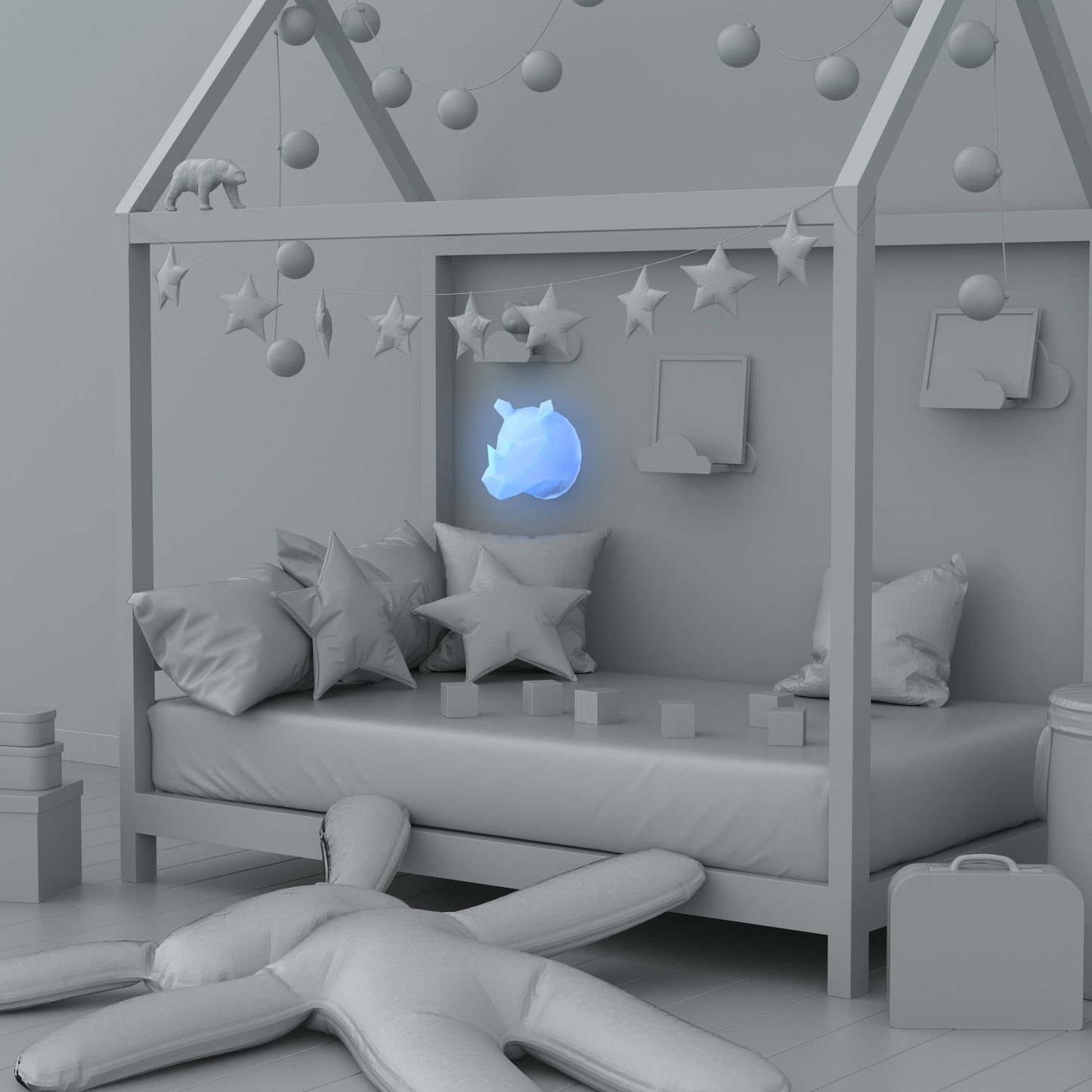 造型掛牆夜燈 | 法國 MOB Wild Light