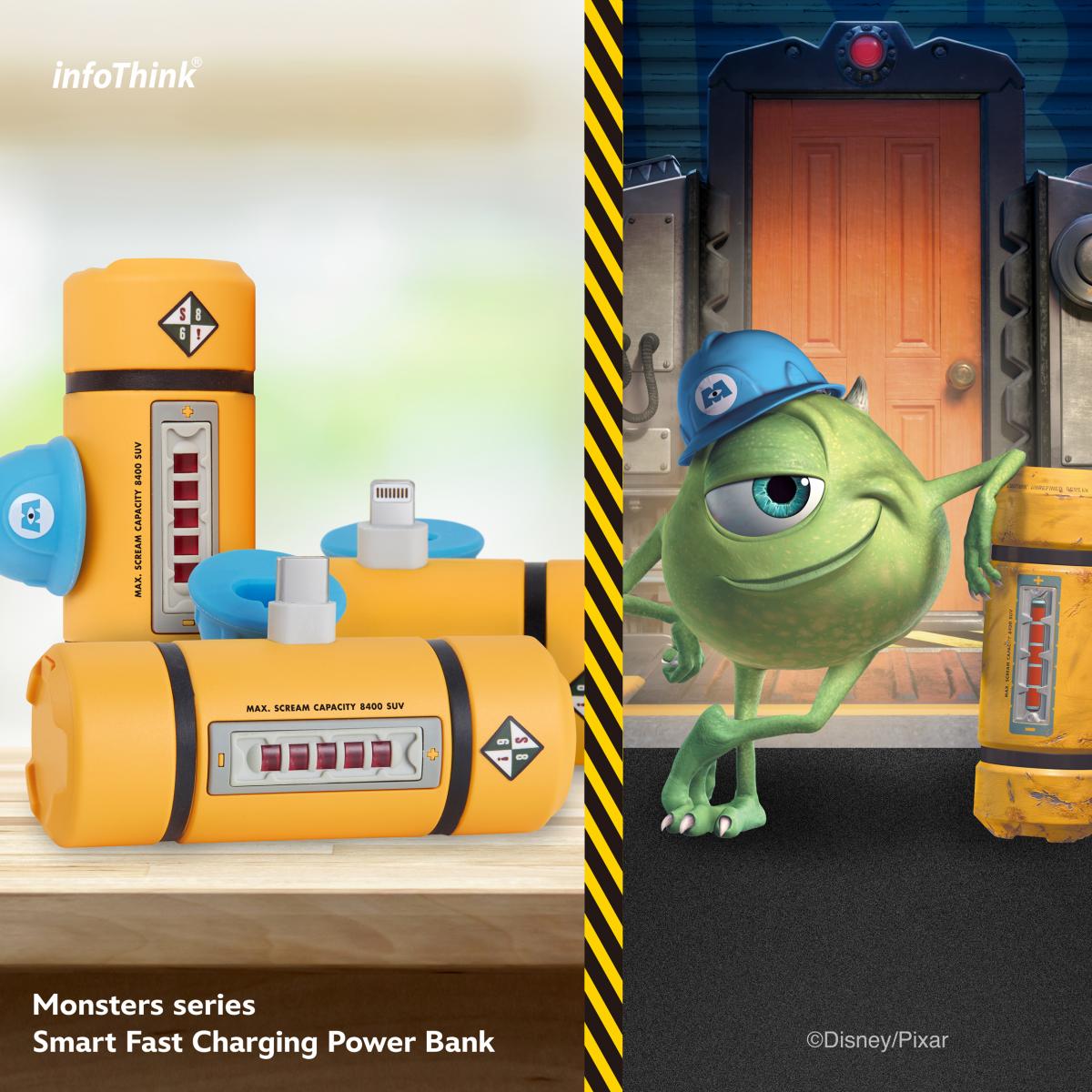 迪士尼角色隨身充電小幫手 – 直插式20W快充行動電源系列