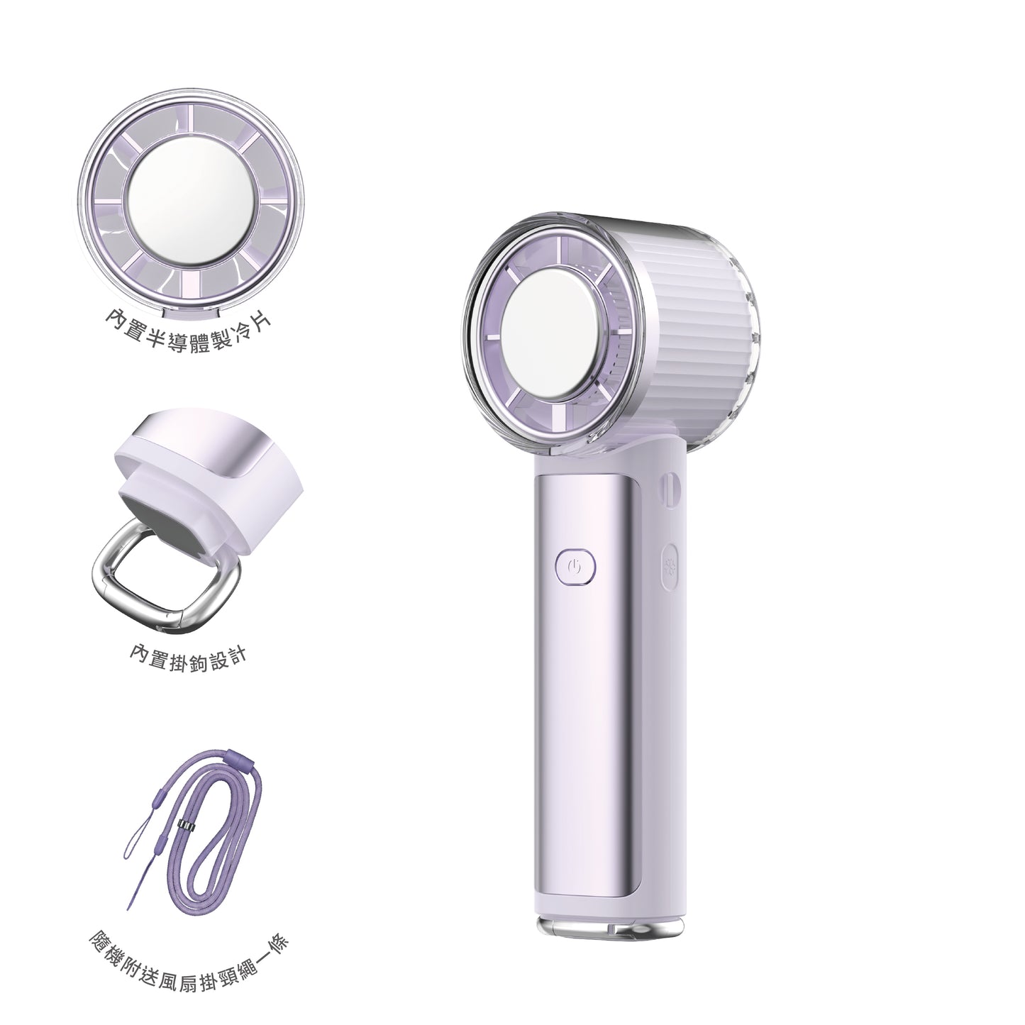 MACHINO M16 Foldable Cooling Handheld Fan | 100 Speeds | Ice Compress Cooling | 5000mAh | Handheld, Neck-mounted, and Desk Use