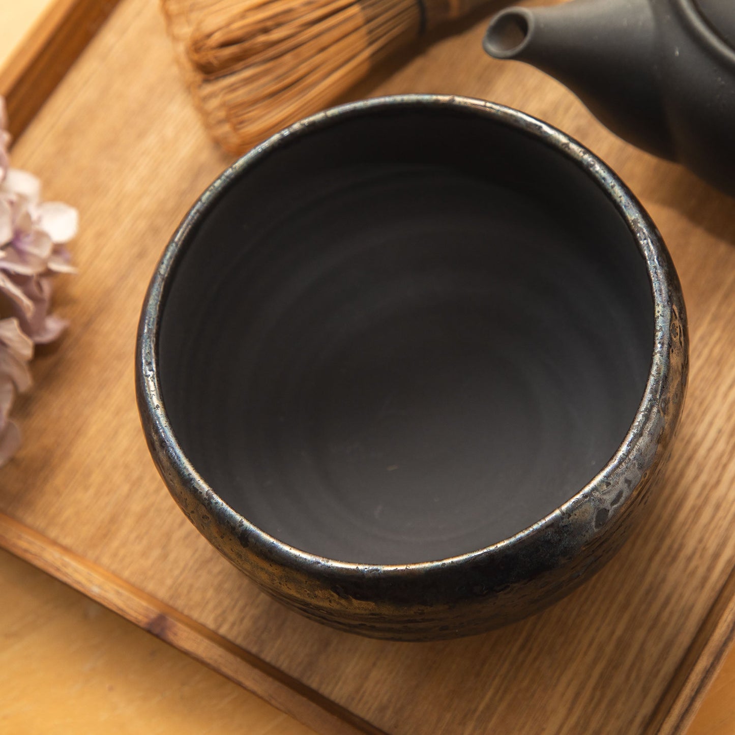 日本Asayu Shirogane 抹茶碗｜銀白釉面 × 侘寂窯變質感 | 日式美學 | 職人手作