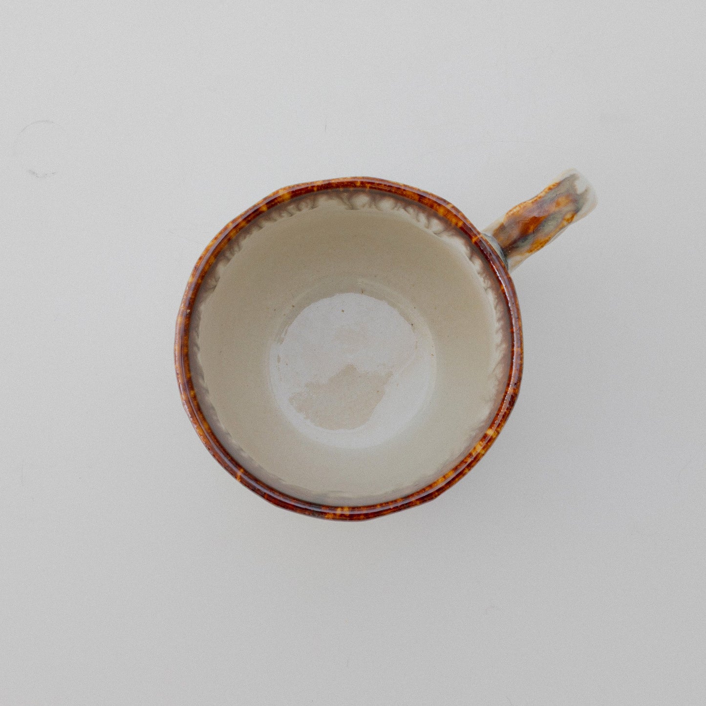 日本Asayu 滴釉藍 × 琥珀棕陶瓷杯兩件組｜日本美濃燒手工咖啡杯 茶杯 | 日式美學 | 職人手作