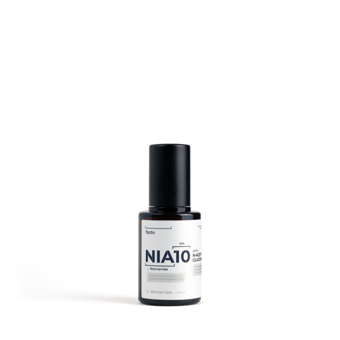 NIA10 Oil Control & Anti-Inflammatory Serum 30ml | Niacinamide Acne & Spot Treatment · Oil Control & Pore Refining · Evens Skin Tone | Made in Hong Kong