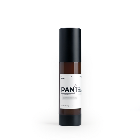 PAN1 保濕紓緩乳液 50ml｜四胜肽消炎修護 · 維他命B5舒緩 · 輕盈水潤不黏膩 | Made in Hong Kong