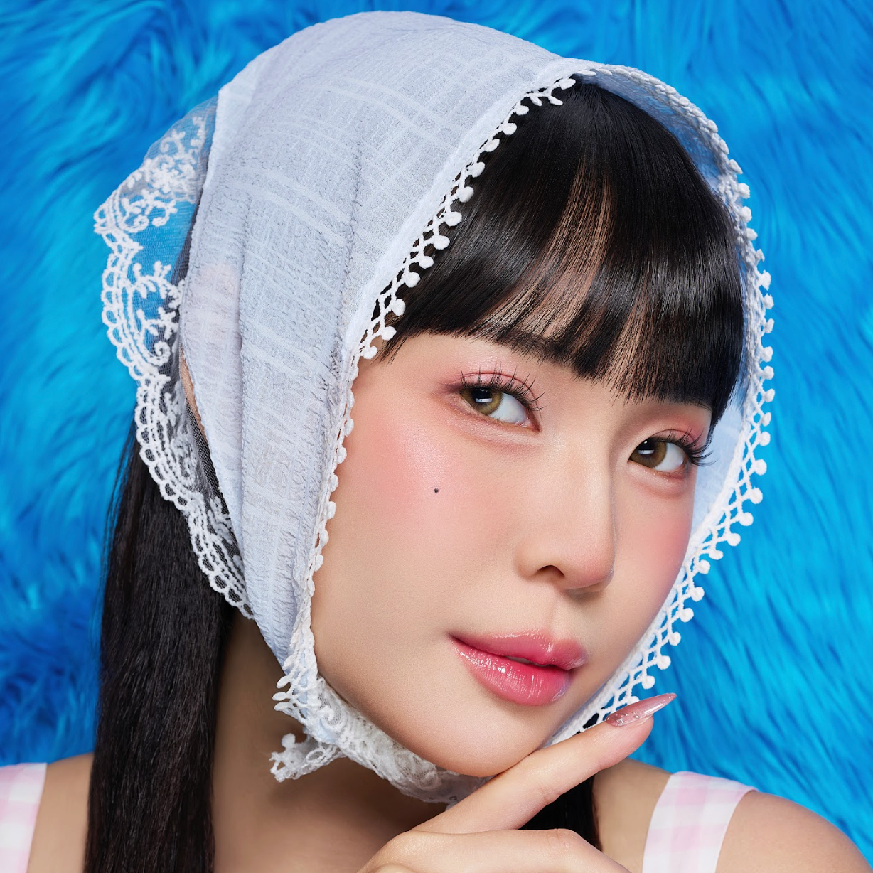 Char. Glue-Free False Eyelashes (White Moonlight Darling Macaron)