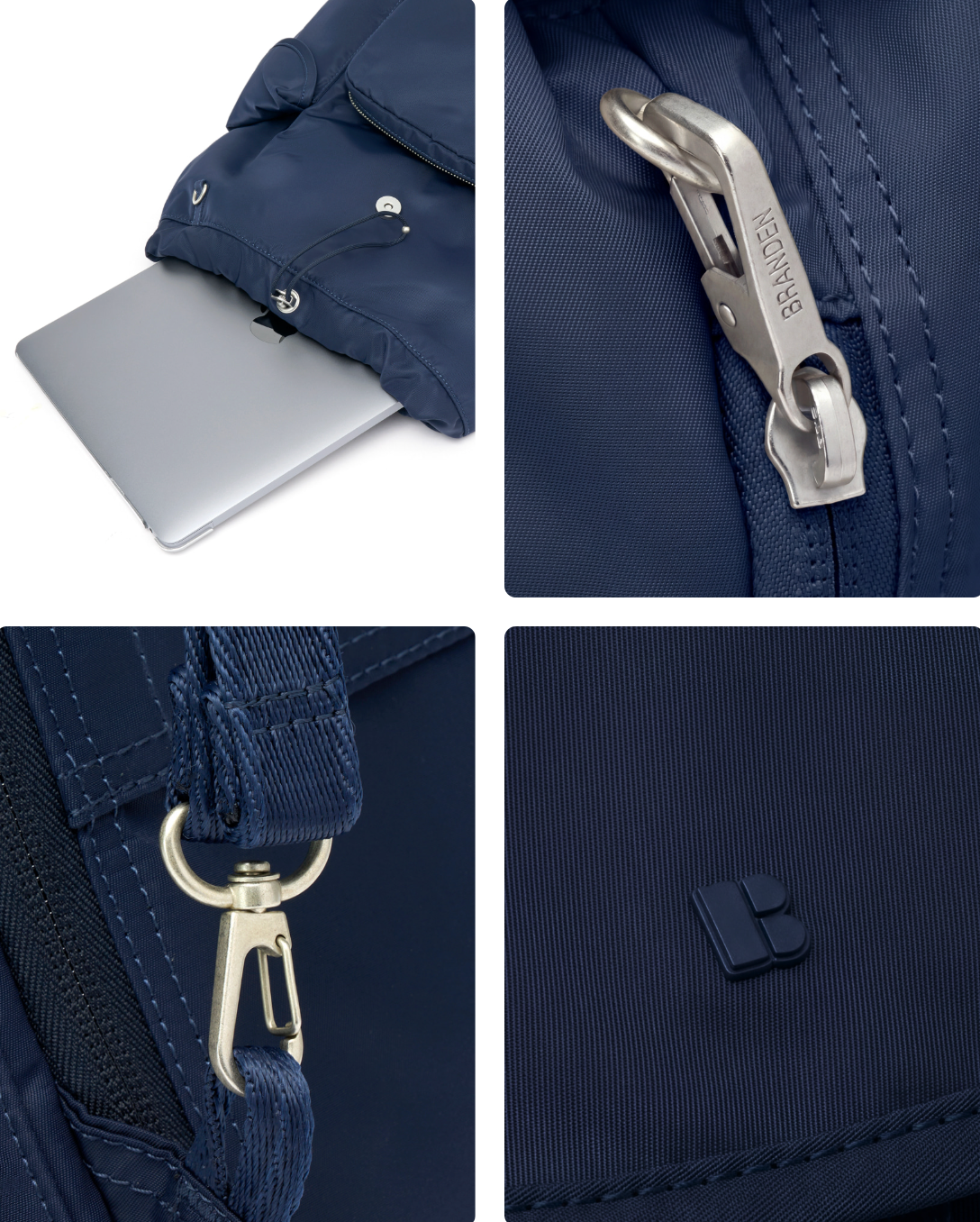 Branden｜Safe Days Backpack（4色）｜韓國防盜設計背囊