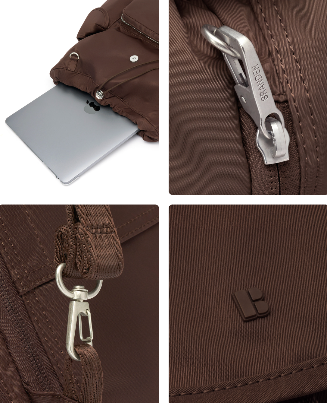 Branden｜Safe Days Backpack（4色）｜韓國防盜設計背囊