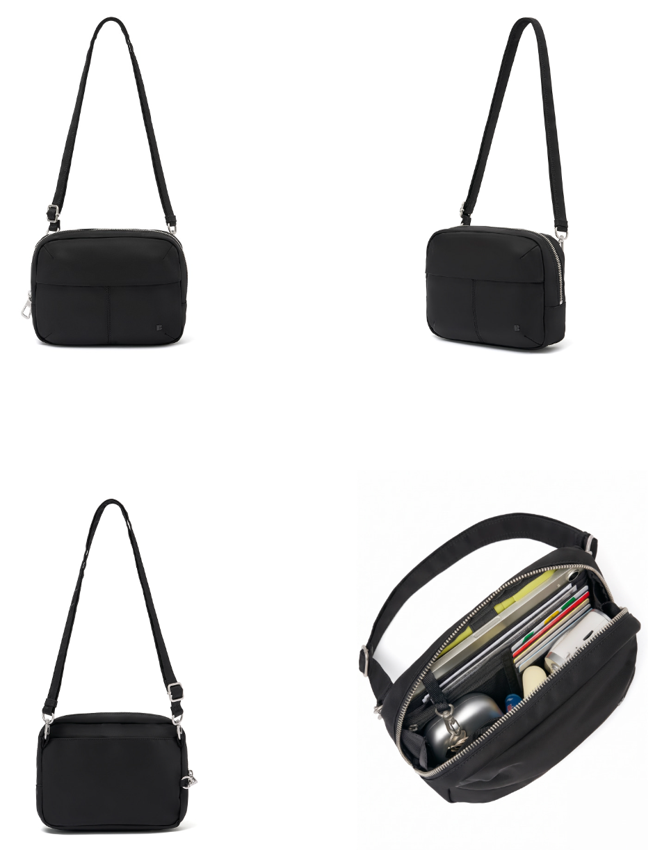 【Safe Days Wallet Bag】韓國 Branden Safe Days｜銀包＋斜孭袋二合一｜RFID防盜 · 防割防潑水 · 多格層收納 · 可納迷你平板
