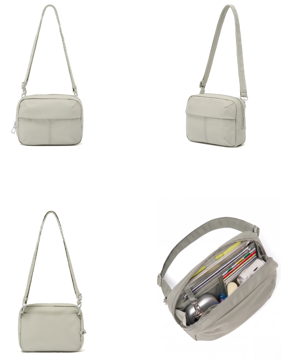 【Safe Days Wallet Bag】韓國 Branden Safe Days｜銀包＋斜孭袋二合一｜RFID防盜 · 防割防潑水 · 多格層收納 · 可納迷你平板