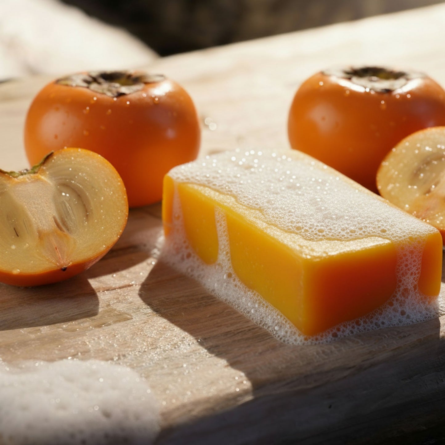 日本Asayu Persimmon Body Soap - 3 Pack | 天然成分 | 溫和親膚