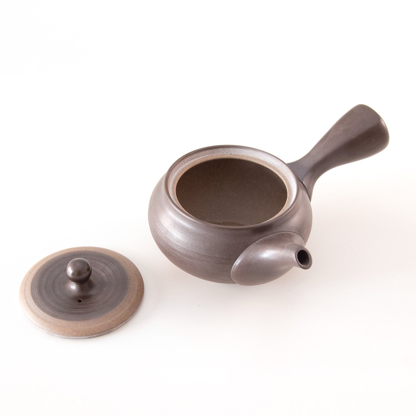日本Asayu 盛正霧黑 側把茶壺 280ml｜常滑燒 陶器 | 日式美學 | 職人手作