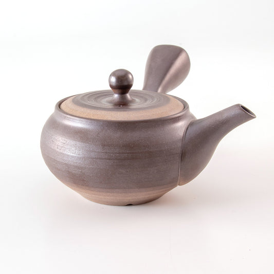日本Asayu 盛正霧黑 側把茶壺 280ml｜常滑燒 陶器 | 日式美學 | 職人手作