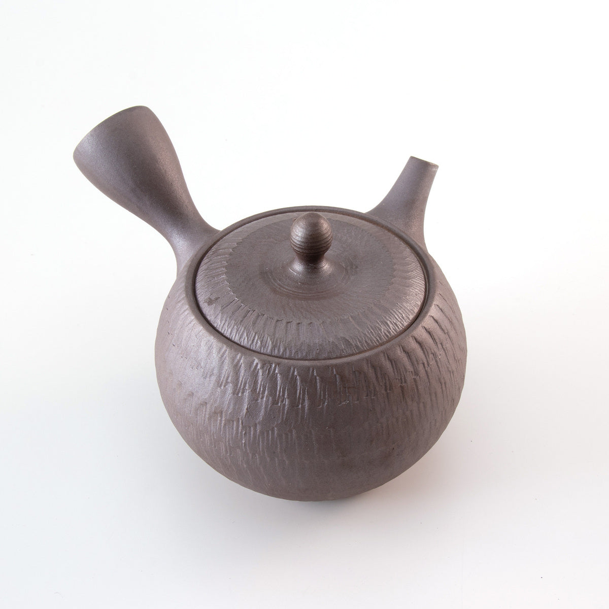 日本Asayu 飛鑽紋 側把茶壺 360ml｜常滑燒 陶器 | 日式美學 | 職人手作