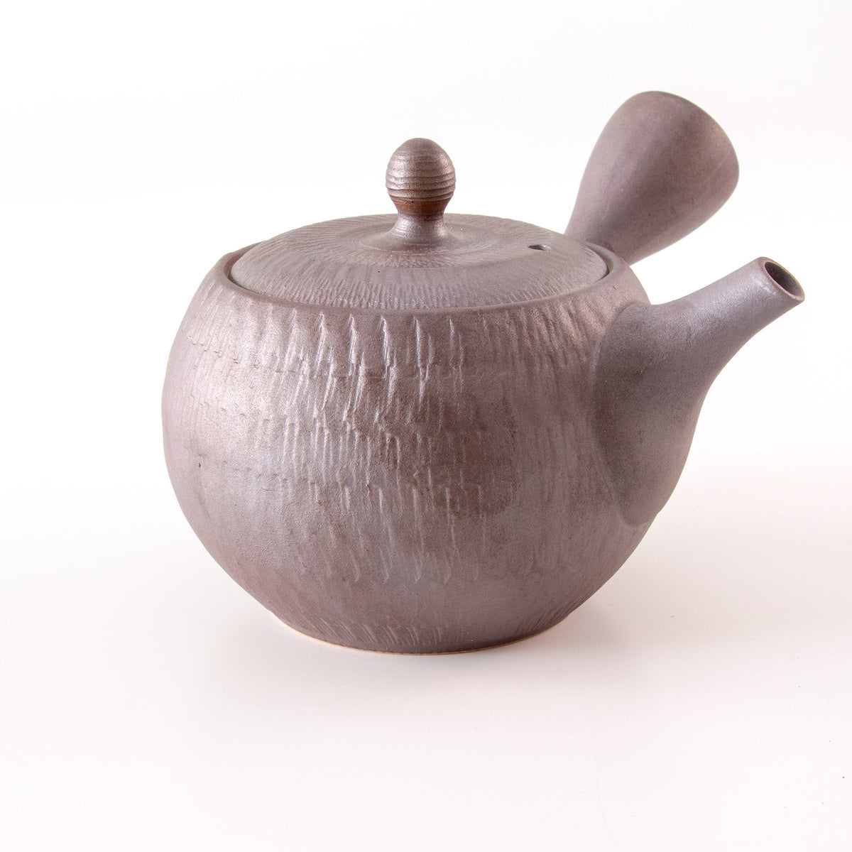 日本Asayu 飛鑽紋 側把茶壺 360ml｜常滑燒 陶器 | 日式美學 | 職人手作