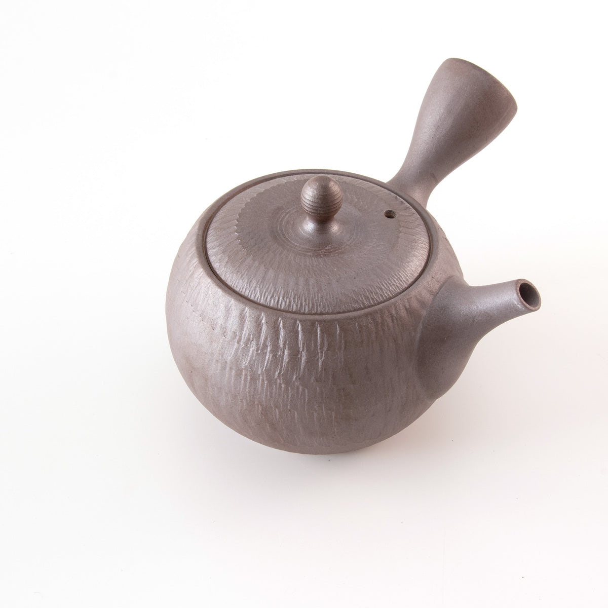 日本Asayu 飛鑽紋 側把茶壺 360ml｜常滑燒 陶器 | 日式美學 | 職人手作