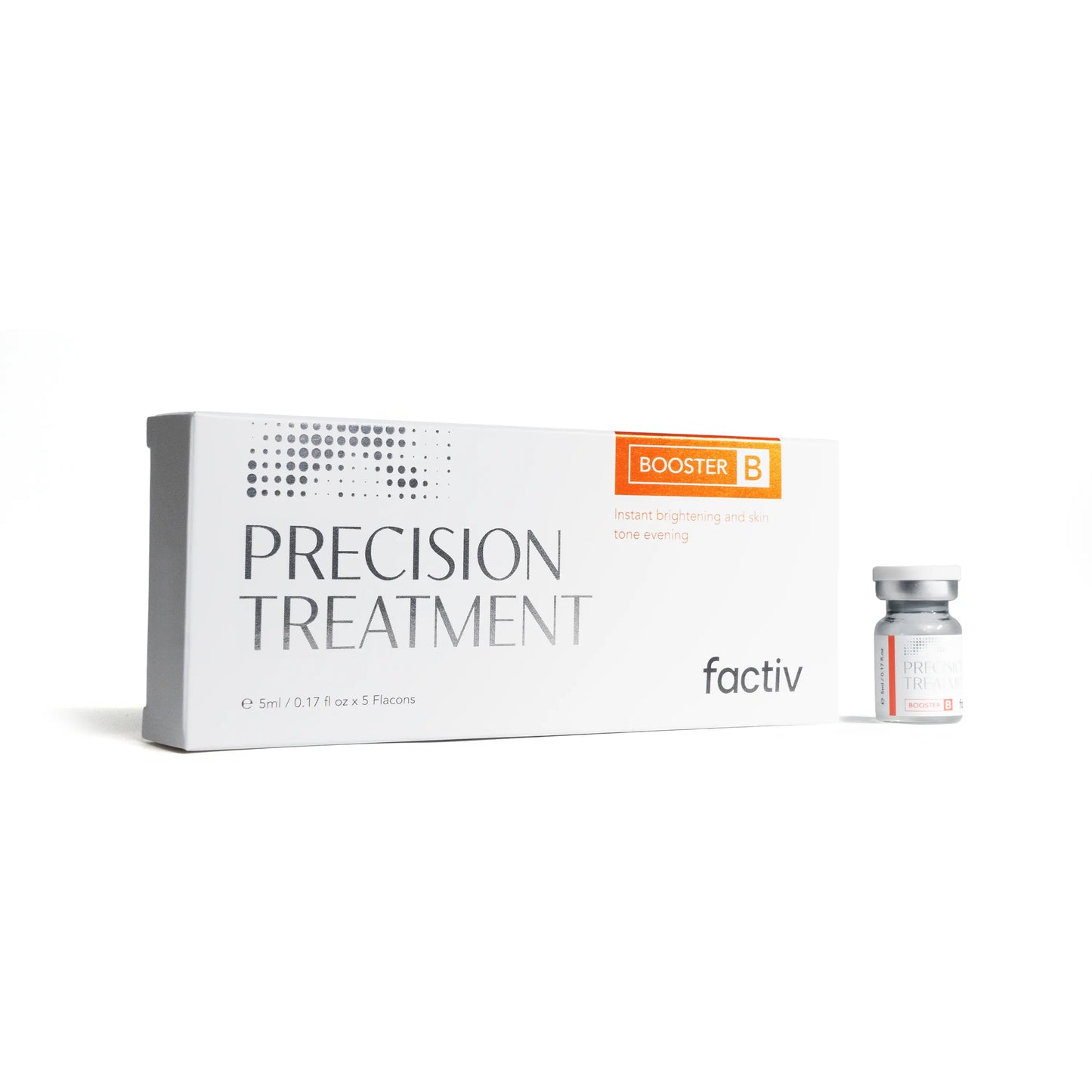 Booster B Brightening & Purifying Ampoule 5ml x 5 | Tranexamic Acid · Five Patented Whitening Peptides · For Device Use Only | Made in Hong Kong